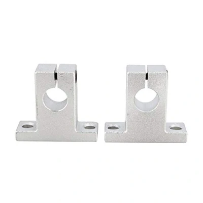 Afbeelding van 2 stuks SK12 lineaire rail as geleidingsbeugel steun 12 mm verticale optische railas