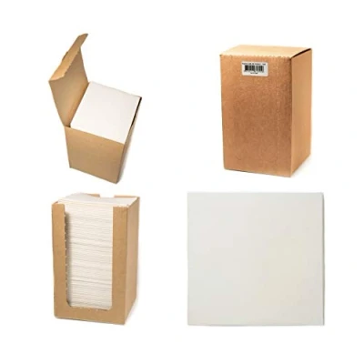 Afbeelding van Alvotex CHIC Airlaid 100 Coctailservetten, 1/4 vouwen op stof, hoogwaardige wegwerpservetten, wit, 20 x cm