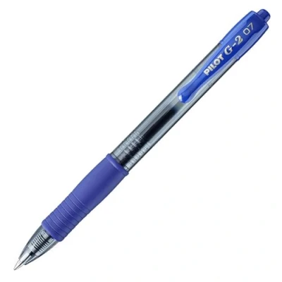 Afbeelding van Gelschrijver PILOT G2 blauw 0.4mm