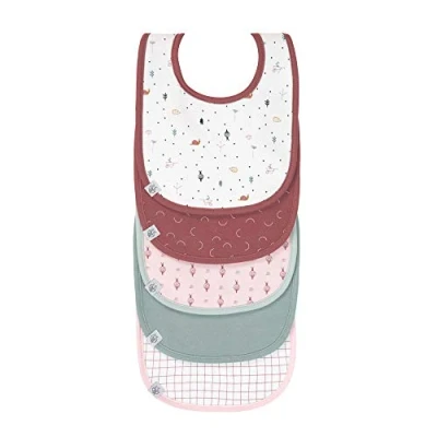 Afbeelding van Lässig Value BIB Assorted Garden Explorer GIRL 5 PACK Slabbetje voor kinderen, Maat: One Size, Red