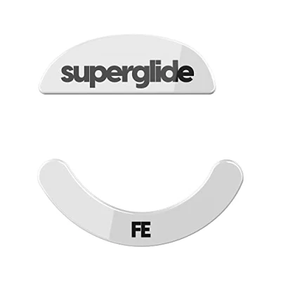 Afbeelding van Superglide snelste en gladste muisvoeten/schaatsen gemaakt met ultrasterk vlekkeloos glas, supersnelle gladde duurzame zool voor Pulsar Xlite draadloze gamingmuis muizen [WIT]