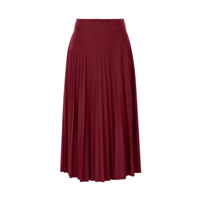 Afbeelding van Rich &amp; Royal MIDI Alijn rok, Dames, Maat: 34, Ruby glow