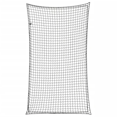 Afbeelding van vidaXL Aanhangwagennet elastisch touw 6x3,5 m polypropeen zwart