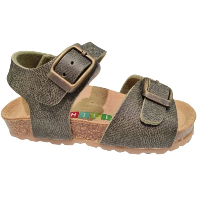 Afbeelding van Kipling/Chili George 1 Khaki 0420 Leren Jongens Sandalen Groen 21