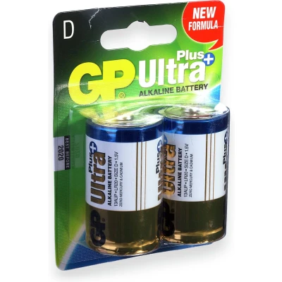 Afbeelding van GP D 2 stuks Ultra Plus Alkaline Batterij