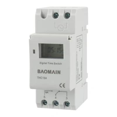 Afbeelding van Baomain THC15A DC 24 V Digitale LCD Power Programmeerbare Timer Tijd Schakelaar Relais 16A Amp