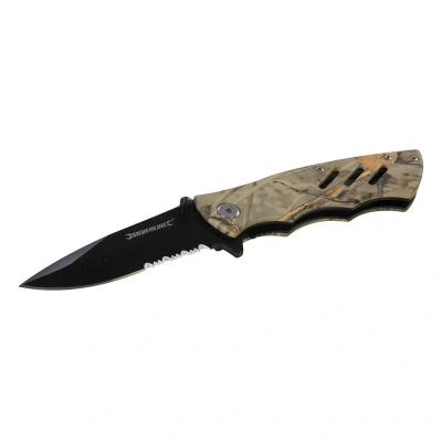 Afbeelding van Silverline Inklapbaar Zakmes 19.5 cm Camouflage