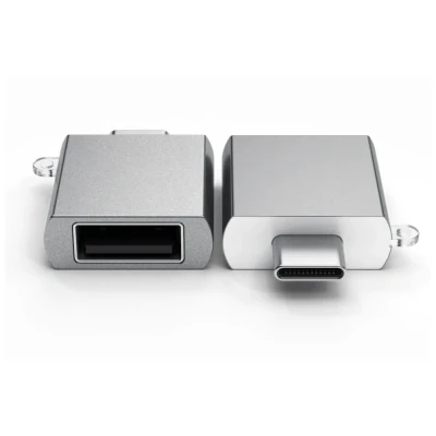 Afbeelding van Satechi USB A to C Adapter Space Grey