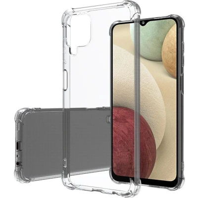 Afbeelding van Hoesje geschikt voor Samsung Galaxy A12 5G Clear Soft Case Siliconen Back Cover Shock Proof TPU Transparant