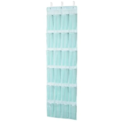 Afbeelding van Amazon Basics Deurorganizer, hangend, met 24 zakjes, jadegroen, 47 x 6,3 165 cm