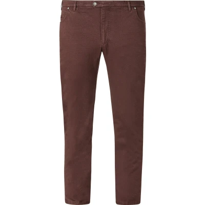 Afbeelding van Charles Colby Heren Broek Met Lage Taille Baron Leslie Dark Red, 58