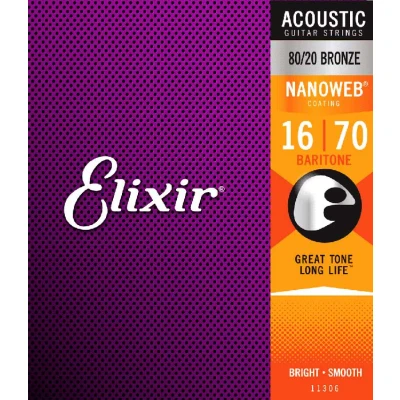 Afbeelding van Elixir 11306 Nanoweb Baritone Acoustic