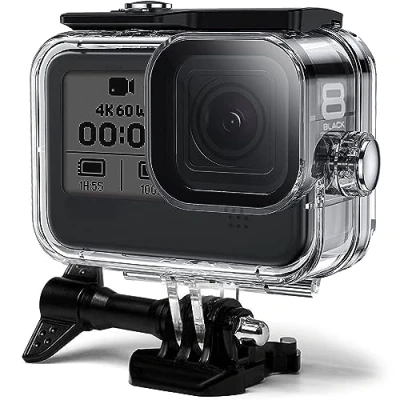 Afbeelding van FitStill Waterdichte Case voor GoPro HERO 8 Zwart, Beschermende Onderwater 60 M Duik Behuizing Shell met Beugel Accessoires Go Pro Hero8 Action Camera