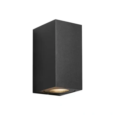 Afbeelding van Nordlux Buitenwandlamp Canto Maxi Kubi 2 Seaside, zwart GU10 17 cm