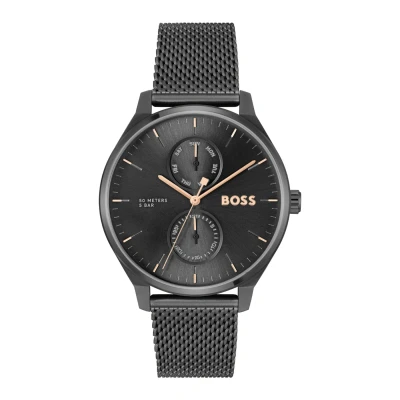 Afbeelding van BOSS Tyler Chronograaf schwarz schwarz, Heren, Maat: One Size,