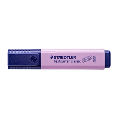 Afbeelding van STAEDTLER 364 C 620 Textsurfer Classic Pastel markeerstiften (hoge kwaliteit Made in Germany, met grote inktopslag voor extra lange markeerprestaties), doos van 10 lavendel