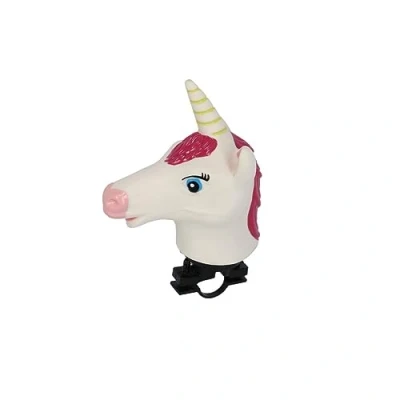 Afbeelding van XLC Eenhoorn DD H03 Fietstoeter Kinderfiets Wit &amp; Roze 25,4 mm