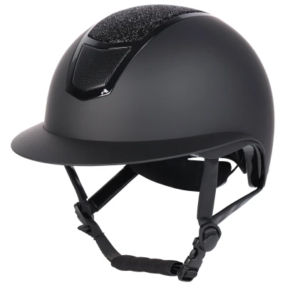 Afbeelding van Harry&#039;s Horse Veiligheidscap Mont Blanc Sparkle Zwart / 56 58