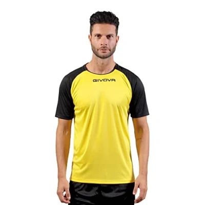 Afbeelding van T Shirt Interlock Geel/Zwart Gr. 4XS