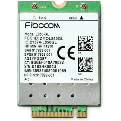 Afbeelding van HP XMM 7360 Draadloze mobiele modem 4G LTE M.2 Card 150 Mbps voor EliteBook 735 G6, 745 840 850 G6; ProBook 640 G5, 650 G5; ZBook 15 17 G6