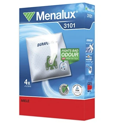 Afbeelding van Menalux 3101 4 stuks Stofzuigerzak geschikt voor Miele