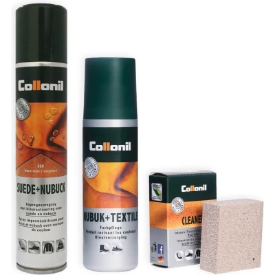 Afbeelding van Collonil 3 delig Schoenverzorging set Suède + Nubuck Kleurloos