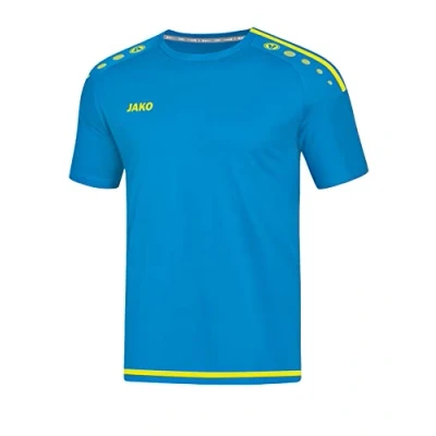 Afbeelding van Shirt Striker 2.0 KM JAKO blauw/fluogeel / 128