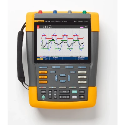 Afbeelding van Fluke 190 104 III S Handoscilloscoop 100 MHz 4 kanaals 1.25 GSa/s 30 kpts 8 Bit 1 set(s)