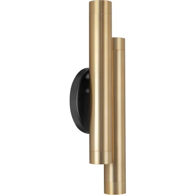 Afbeelding van Trend Modern Wandlamp 4 lichts Zwart Goud