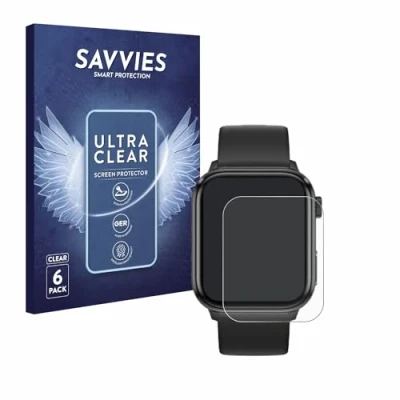 Afbeelding van Savvies (6 Stuks) Schermbeschermer voor ICE Watch smart 2.0 1.96&quot; Screen Protector Ultra Transparant