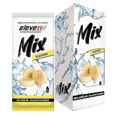Afbeelding van Eleven Fit Box, 12 Stuk, Bananensmaak, Suikervrij, 100 g