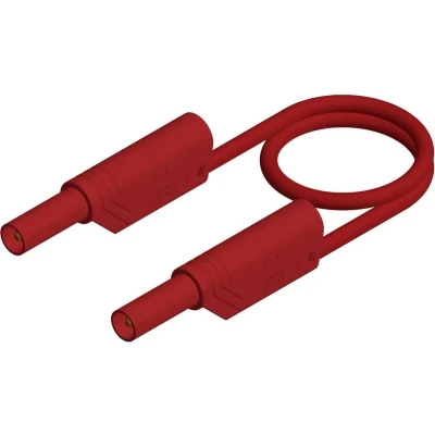 Afbeelding van SKS Hirschmann MLS WS 200/1 rt Veiligheidsmeetsnoer Banaanstekker 4 mm 2.00 m Rood 1 stuk(s)