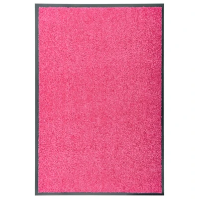 Afbeelding van Deurmat wasbaar 60x90 cm roze