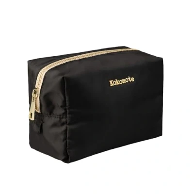 Afbeelding van Kokonote Cosmetic Bag Neutral Shades 6.7 x 4.3 3.9 inches 17 11 10 cm Case, Large Pencil Pouch, Travel Toiletry