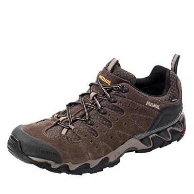 Afbeelding van Meindl Sneakers laag, Heren, Maat: 41, Brown Imitatieleer/ textiel