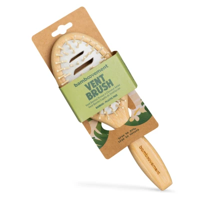 Afbeelding van Bamboe Ventborstel voor snellere styling, FSC gecertificeerd, veganistisch, 100% plasticvrij, meer volume