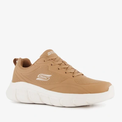 Afbeelding van Skechers BOBS B Flex heren sneakers beige Maat 47.5 Extra comfort Memory Foam