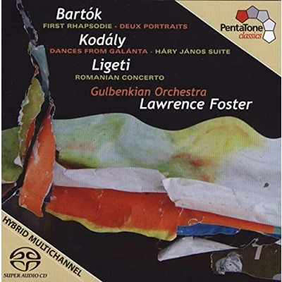 Afbeelding van Gulbenkian Orchestra, Lawrence Foster Zoltán Kodály, Béla Bartók, György Ligeti Orchestral Works (Super Audio CD)