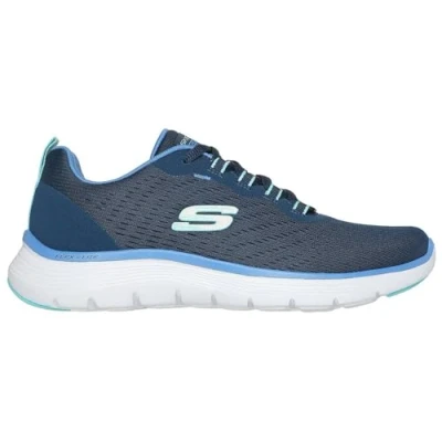 Afbeelding van Skechers Flex Appeal 5.0 Low Top Sneaker voor dames, marineblauw, 37 EU