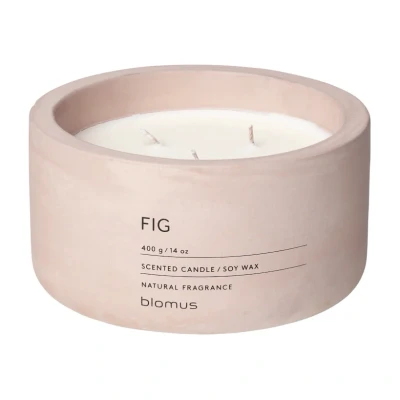 Afbeelding van Blomus Geurkaars Fraga Large Rose Dust Fig 13x13x7cm