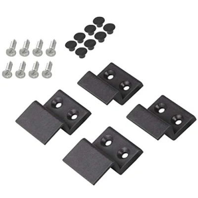 Afbeelding van Windhager 03549 Ophanghoekset, montageset voor insectenbescherming, spanraam, montagebeugel, frame hoek, 2 stuks