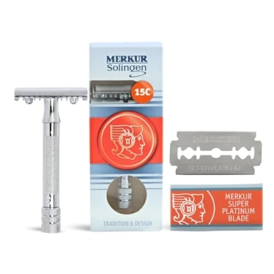 Afbeelding van Merkur 15C double edge safety razor met tandkam