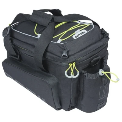 Afbeelding van Basil Miles bagagedragertas XL Pro MIK 9 36L, zwart, waterdicht, incl. afsluitbaar systeem, ideaal voor lange tochten