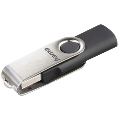 Afbeelding van Hama Rotate USB stick 8 GB Zwart 90891 2.0