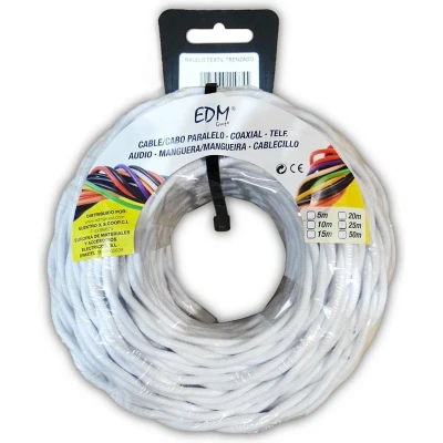 Afbeelding van Kabel voor Parallele Interface EDM 11989 Wit 25 m 3 x 1,5 mm