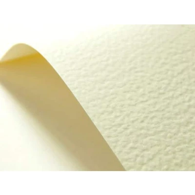 Afbeelding van Netuno 100x structuurkarton Hamer aan beide zijden(reliëf is kleiner de andere kant) creme 246g A4 210x297mm Elfenbens Chamois voor visitekaartjes uitnodigen certificaten