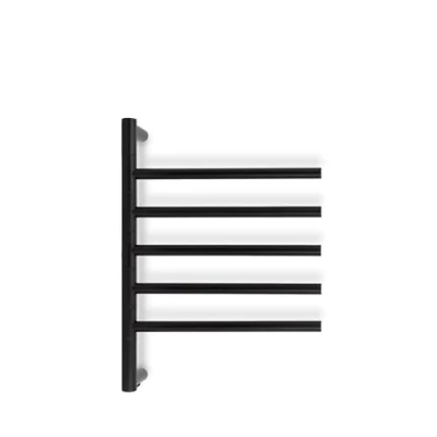 Afbeelding van CREATE Elektrisch handdoekenrek met 180º draaibare stan Zwart WARM TOWEL MINIMAL