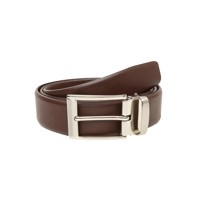 Afbeelding van Vanzetti Leren Riem Dresscode: Business 35mm Cambered Belt W85 Dark Brown Bruine