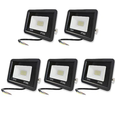 Afbeelding van Hopelit LED Spot Voor Buiten 10 W 5 Stuks, Buitenspot 3000K Warm Wit, IP65 Waterdichte Superheldere Schijnwerper, Tuin, Binnenplaatsen, Garage enz.