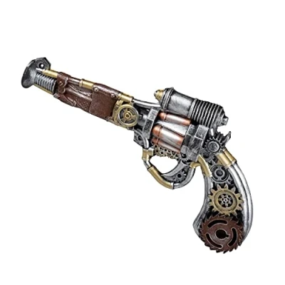 Afbeelding van Boland Pistool Shootpunk (31 cm) / revolver Steampunk Sciencefiction Carnaval Themafeest